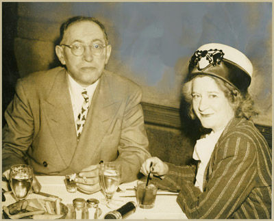 Jacques Marchais and Husband Harry Klauber