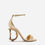Thumbnail: Dolce & Gabbana Nappa Mordore Sandals With Baroque DG Heel