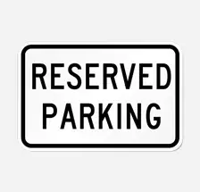 Reserved Parking