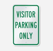 Visitor Parking Only