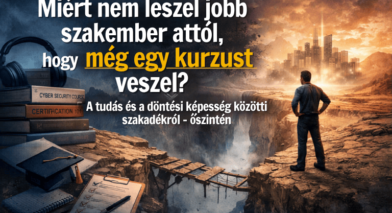 Miért nem leszel jobb szakember attól, hogy még egy kurzust veszel?