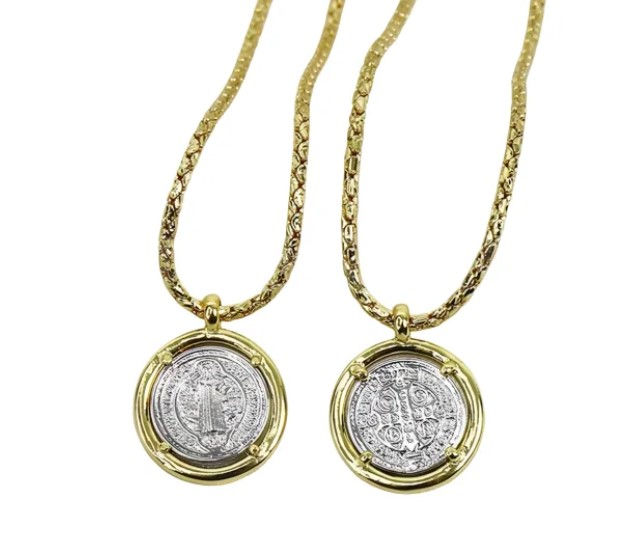 Thumbnail: Blessed Coin Necklace - Klassy Rounds