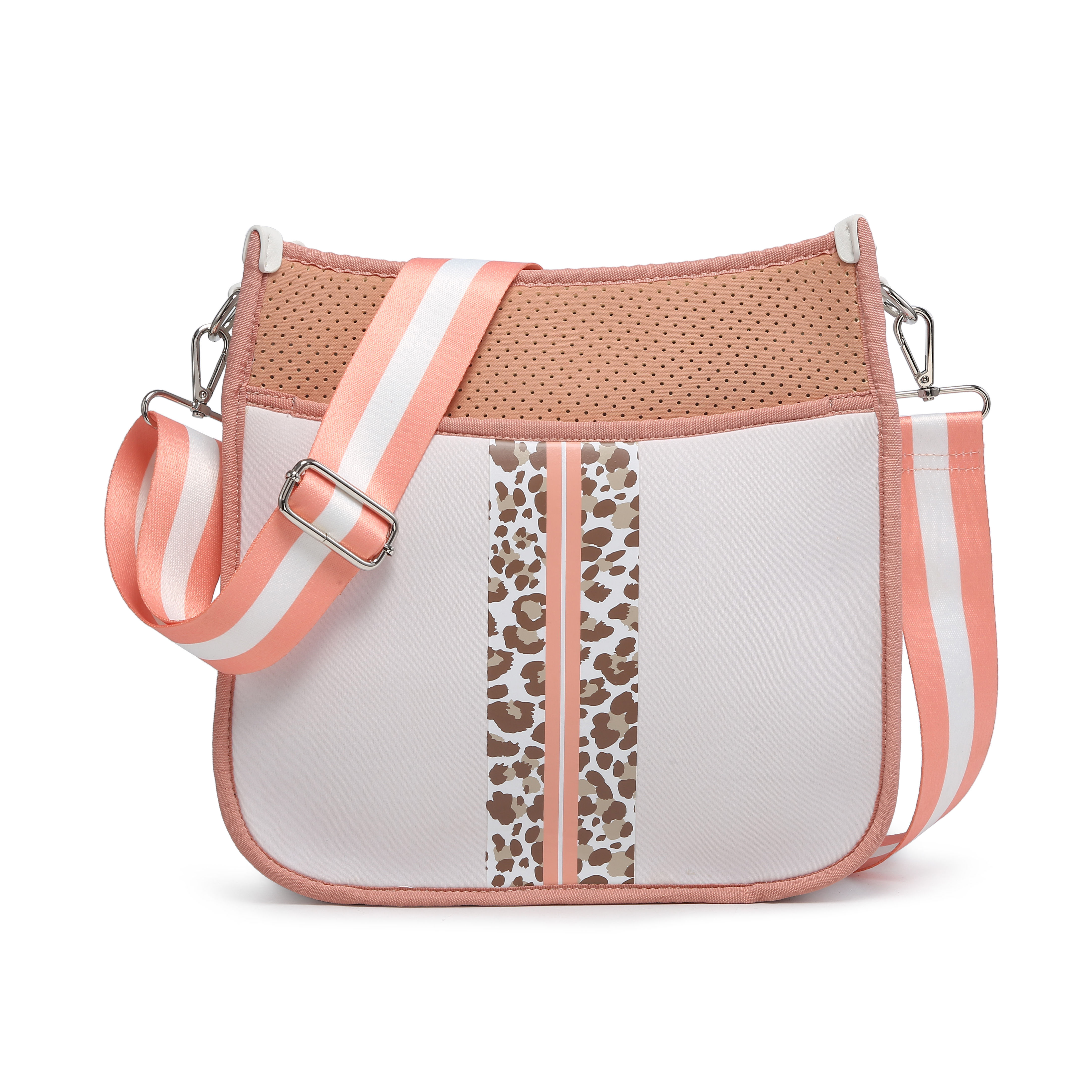 Jen & Co - Jolee Crossbody in Cheetah/Coral