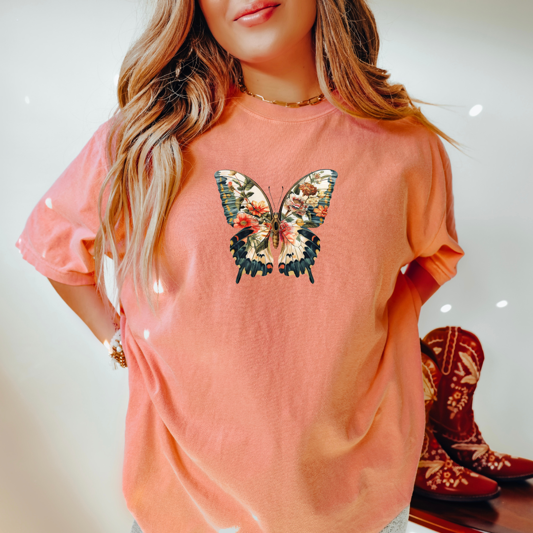 Butterfly Fall Comfort Color T-shirt