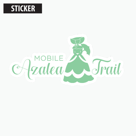 Thumbnail: 1 Color Logo Azalea Trail Maid Sticker