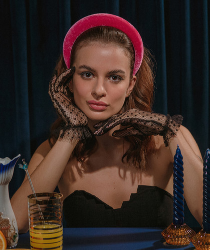 Tiara Acolchoada Popping Vermelha | matilda