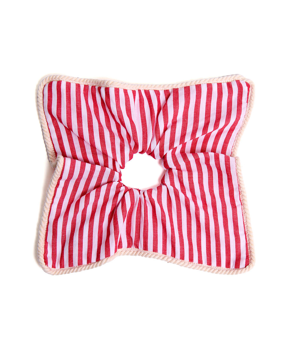 Thumbnail: Scrunchie Quadrado D'angola Vermelho