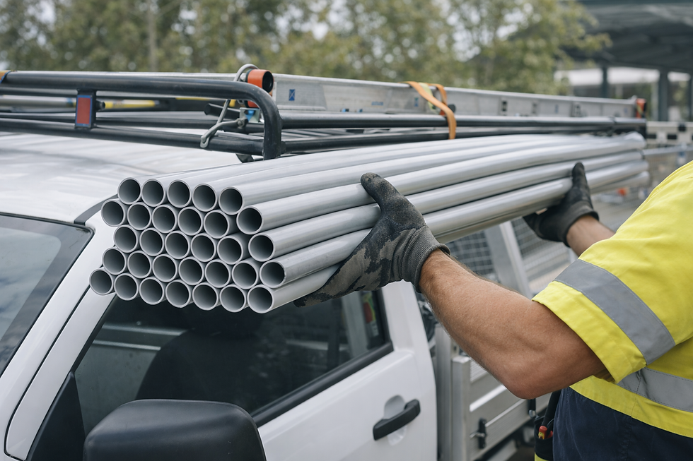 Thumbnail: Rigid Conduit - Grey Medium Duty 20m x 4m length