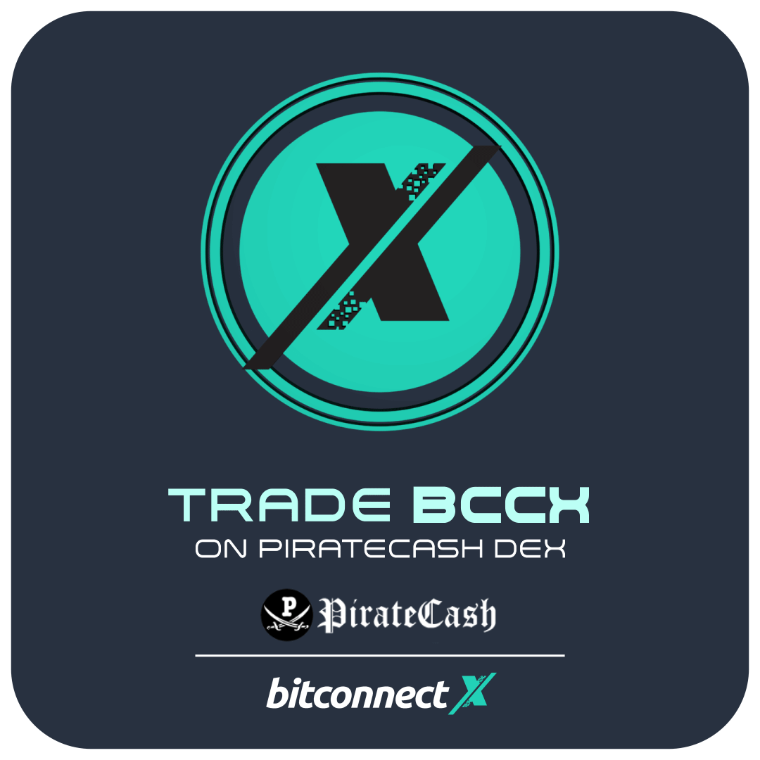 Trade BitConnect X Genesis BCCX At The PirateCash PirateDEX
