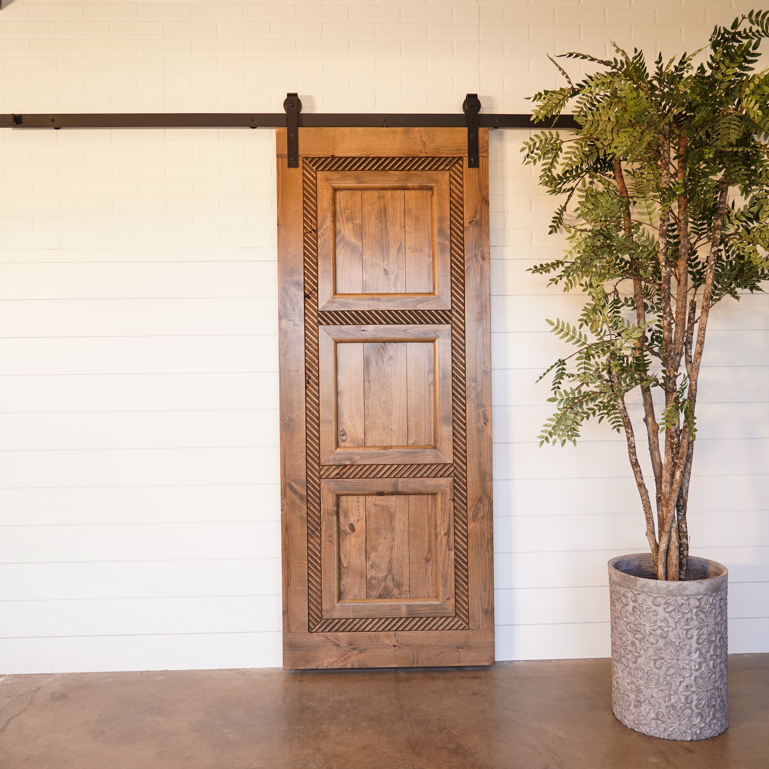 Rope Molding Barn Door