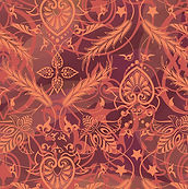 Serail-4-Digital-Graphic-Orange-Blue-Vector-Ornament-Aluminium-Print-Heidi-Popovic