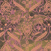 Serail-4-Digital-Graphic-Orange-Blue-Vector-Ornament-Aluminium-Print-Heidi-Popovic