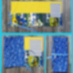 Medium Tool Roll - knitting needles, average brushes