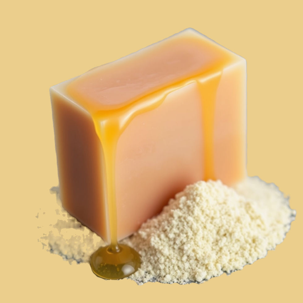 sapone naturale argilla caolino colore caramello e miele