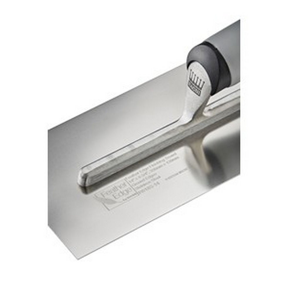 Thumbnail: Ragni Stainless Steel 14" X 4-3/4" Feather Edge Finishing Trowel