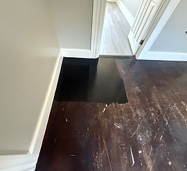 Re stained Glazed redone floor