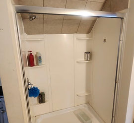 Shower installed