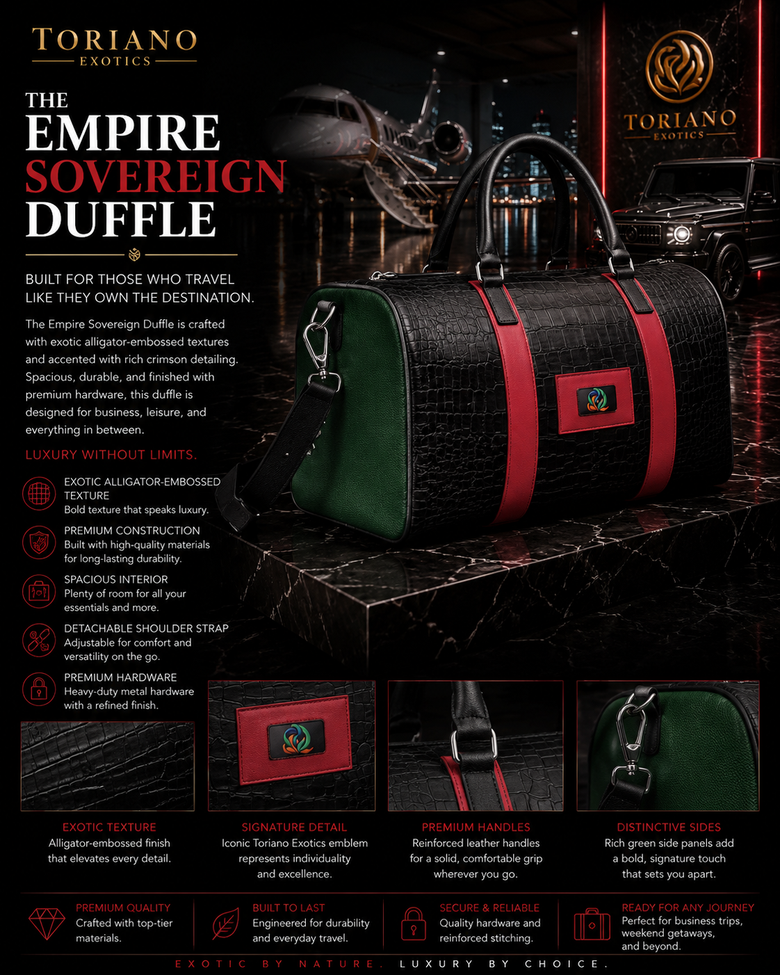 THE EMPIRE SOVEREIGN DUFFLE