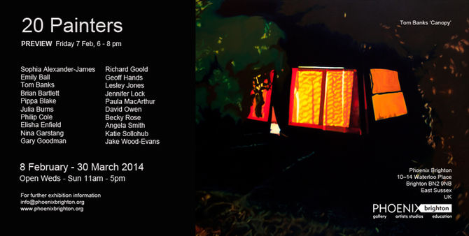 20 Painters, Phoenix Brighton, 8th Feb-30th March 2014