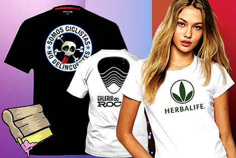 camiseta personalizada silk screen