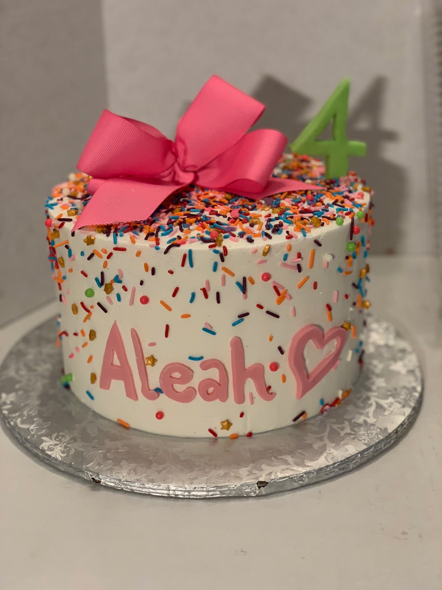 Sprinkle Explosion Birthday Cake