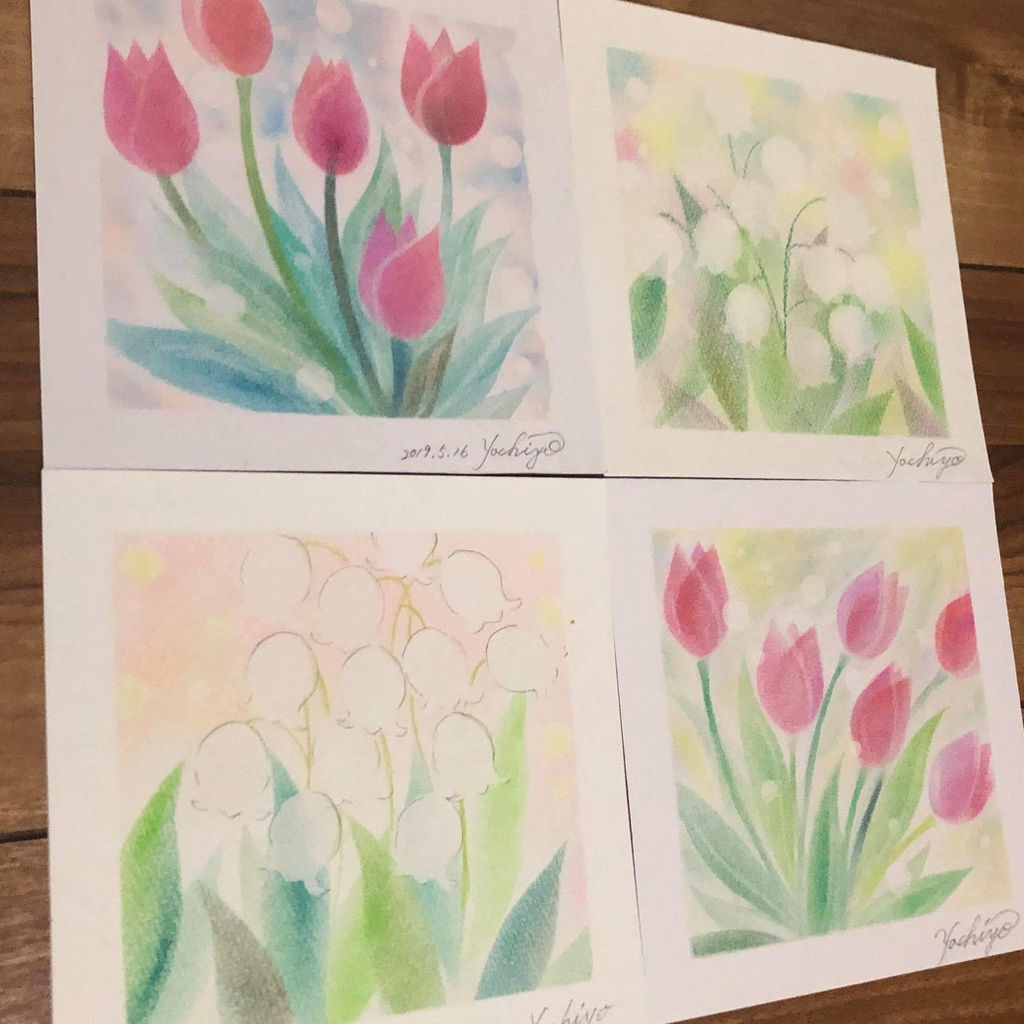 花を感じる趣味 パステルアート