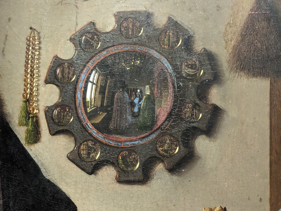 Jan Van Eyck - The Arnolfini Portait Detail 1434