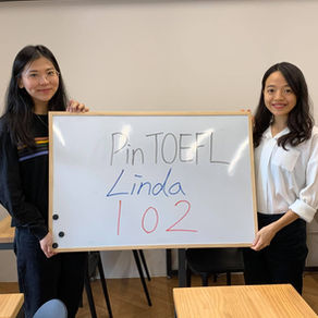 【心得】兩週衝刺一戰102 感謝PinTOEFL顧問Lucy跟Lily