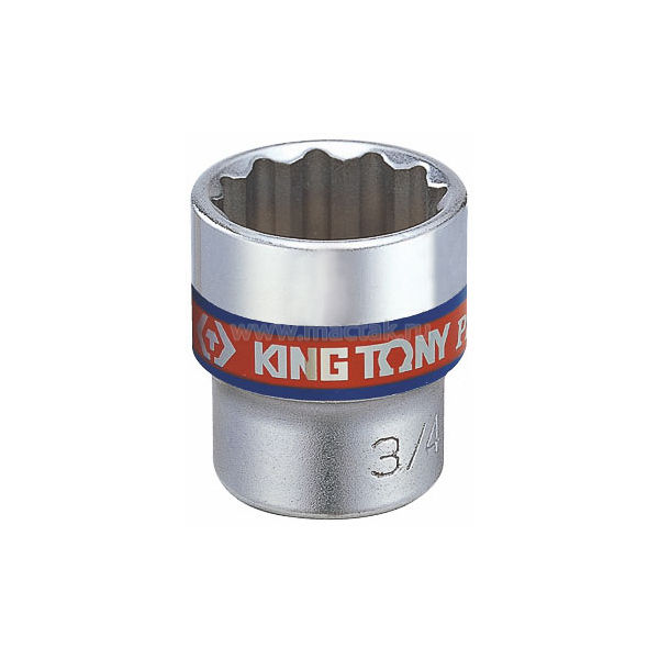Головка торцевая стандартная двенадцатигранная 3/8", 3/8", дюймовая KING TONY 33