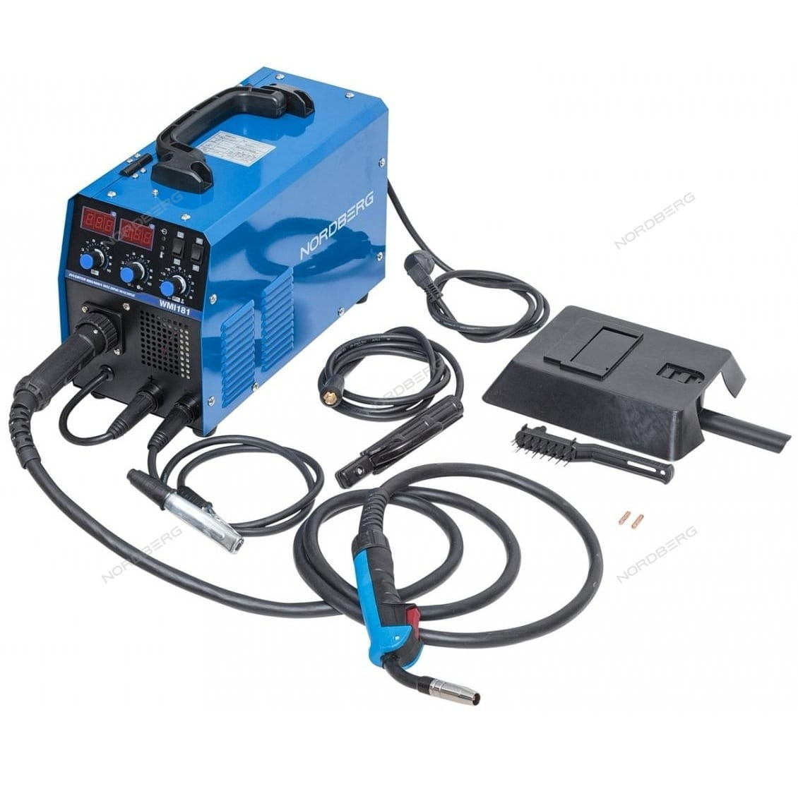 АППАРАТ СВАРОЧНЫЙ инверторный MIG+MMA, 220V NORDBERG WMI181