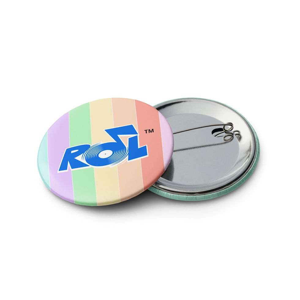 Miniatura: ROCKOLANDIA™️: Set of pin buttons Group 1