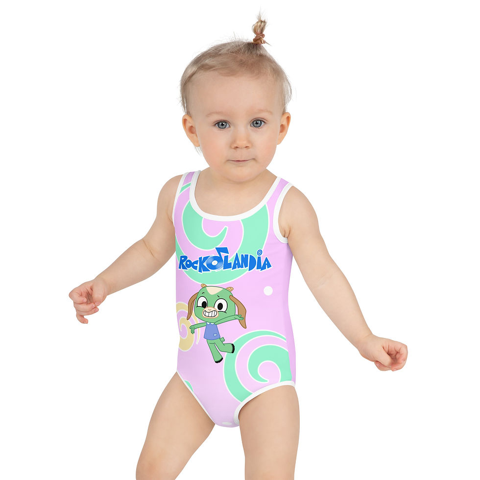 Miniatura: ROCKOLANDIA™️: TEMBLEQUE Kids Swimsuit