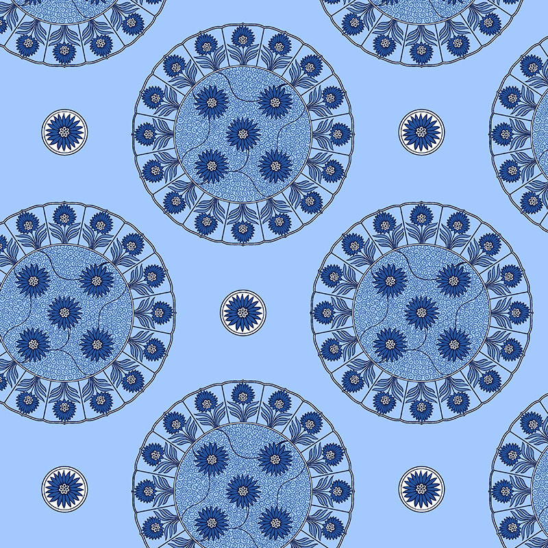 Ming Musing - Porcelain Dreams Blue