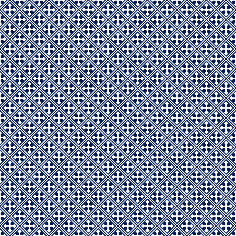 Ming Musing - Imperial Wall - Indigo