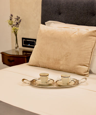 Refined lounge area inside Roma Segreta – boutique stay near Colosseum
