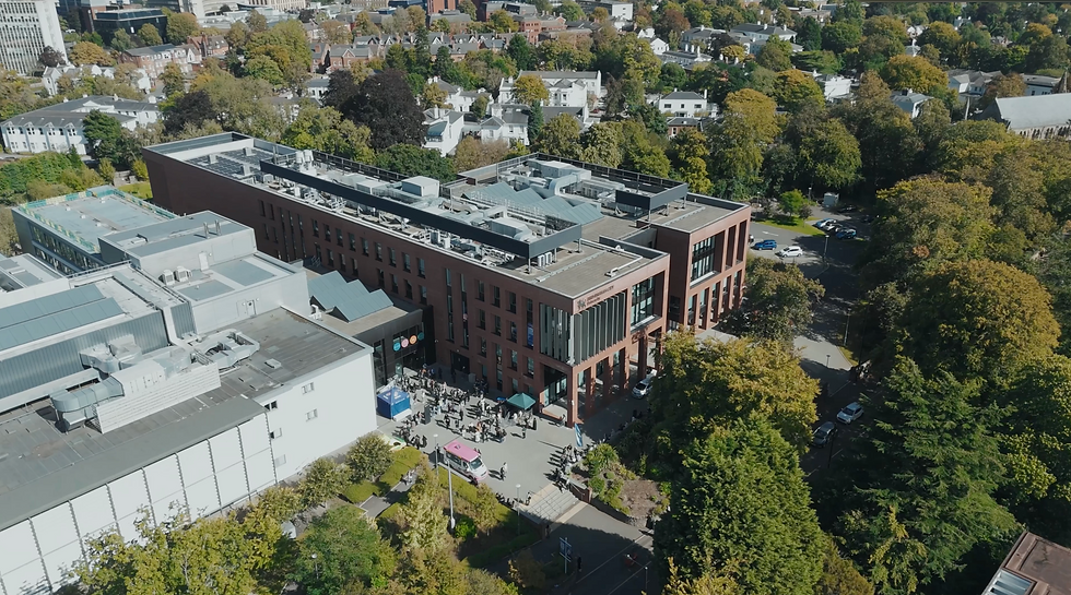 Aerial photo of BCU Campus