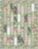 Thumbnail: Punctuation, a popular fat quarter quilt made with Hoffman Wildflowers fabric