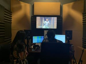 Audio mixing and SFX at Anatman Pictures.