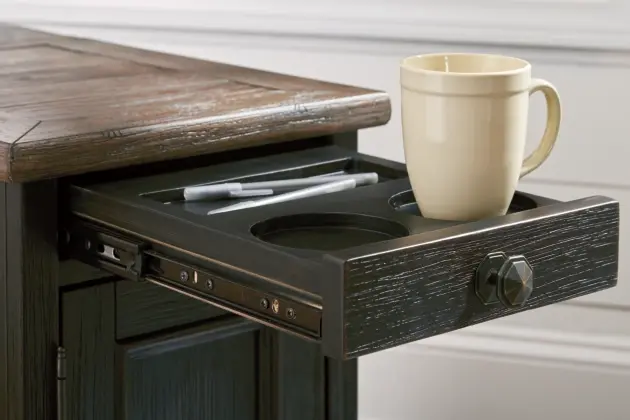 Thumbnail: Tyler Creek Chairside End Table with USB Ports & Outlets