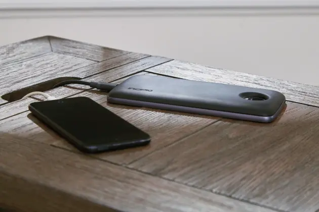 Thumbnail: Tyler Creek Chairside End Table with USB Ports & Outlets