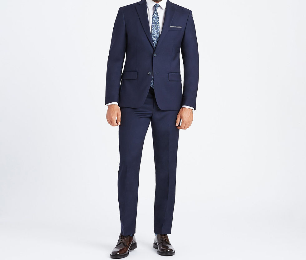 Thumbnail: Modern Fit Suit Seperate 100% Wool