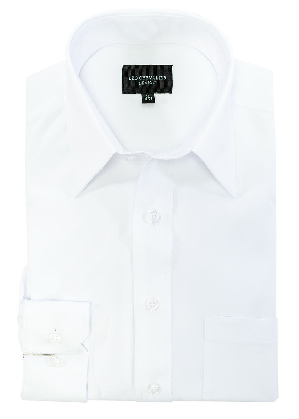 Micro Poly Traditional Spread, Solid Feather Dyed Dress Shirt Giroux Men's Wear