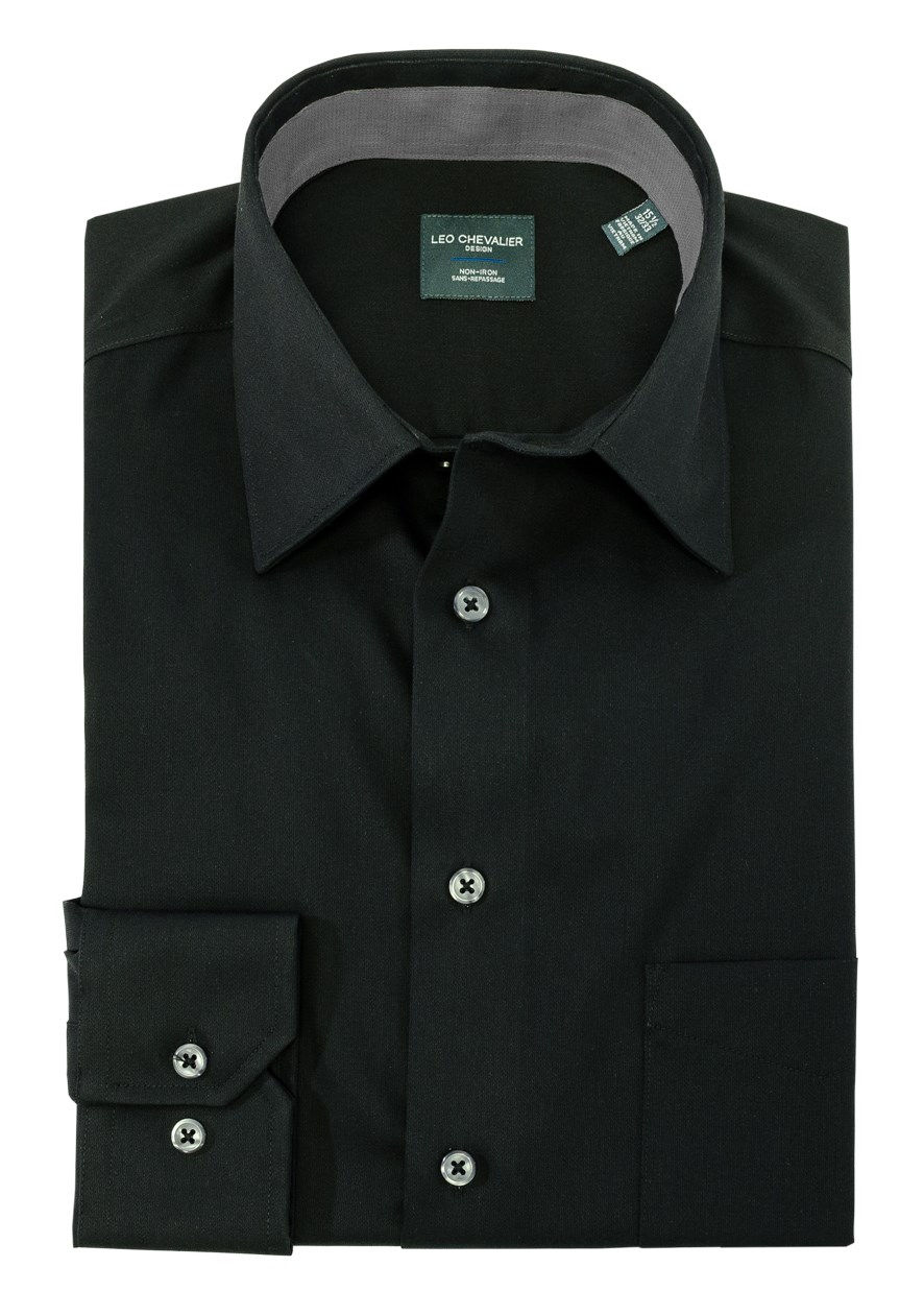 Thumbnail: 100% Cotton TALL Fit No Iron Collar Spread Dress Shirt