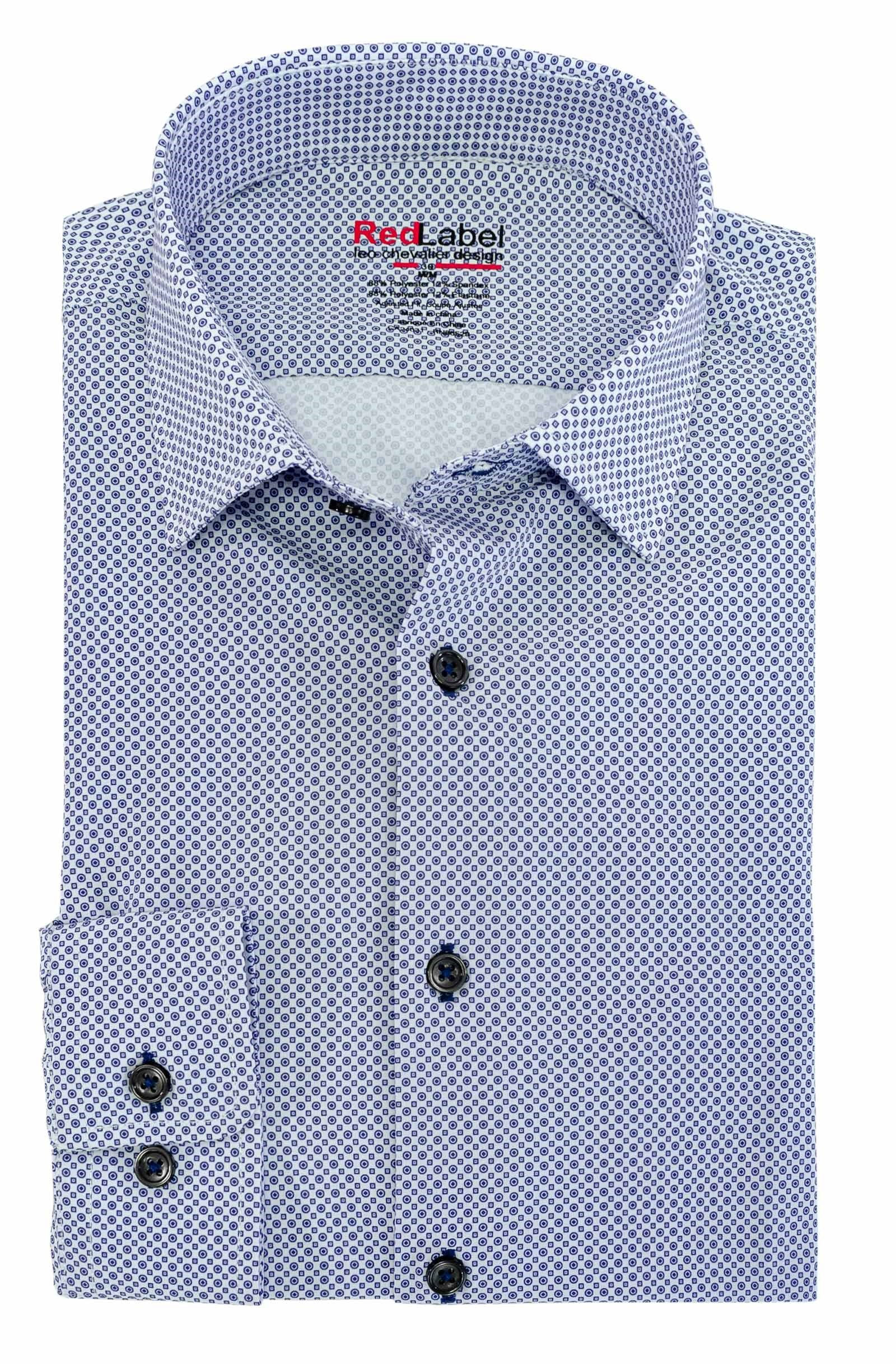 Men’s Voyage Fitted Printed Performance Stretch Shirt Tall Fit