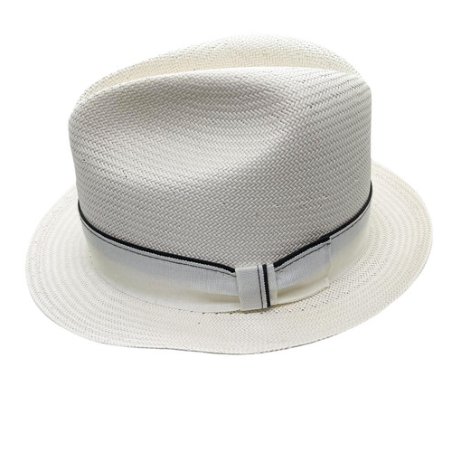 Magill White Straw Hat Giroux Men's Wear