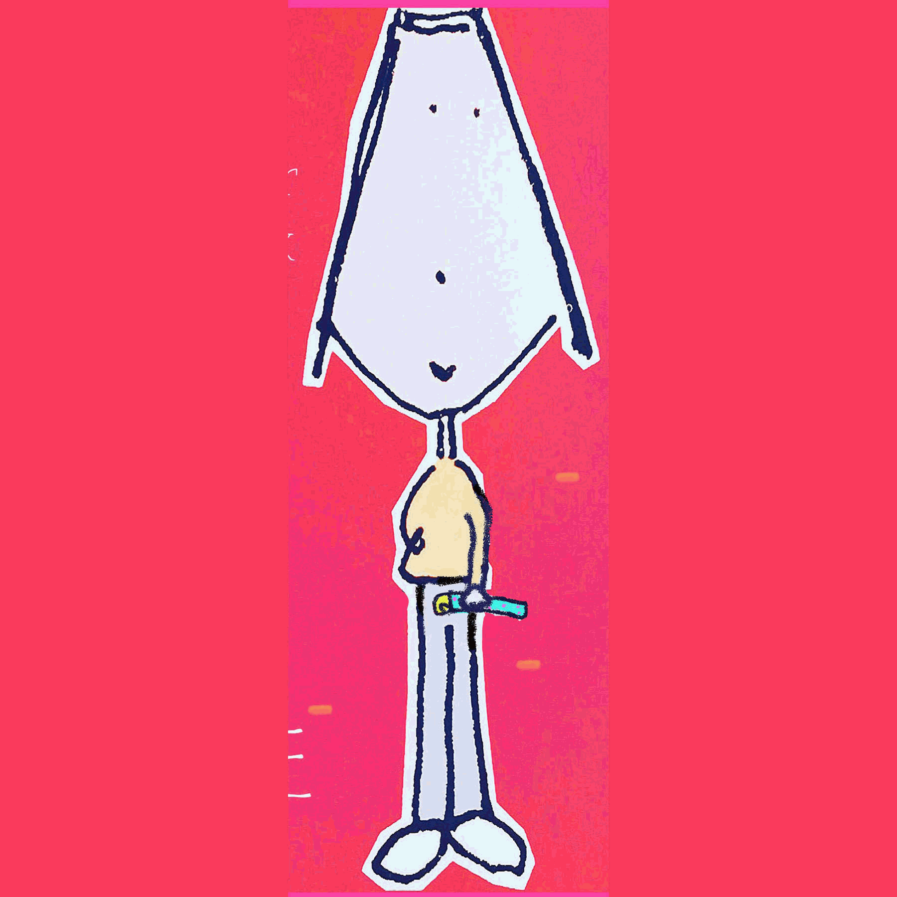 hope your birthday rules cute animated gif of girl character by Ashley Rice