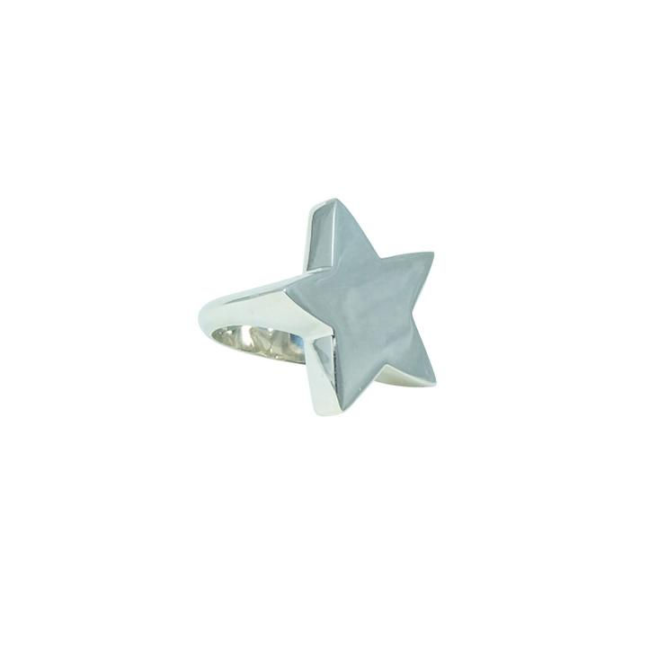 Miniaturbild: ⚥ Ring Rockstar Silver, Shiny