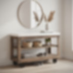 Wooden Rolling Kitchen Island