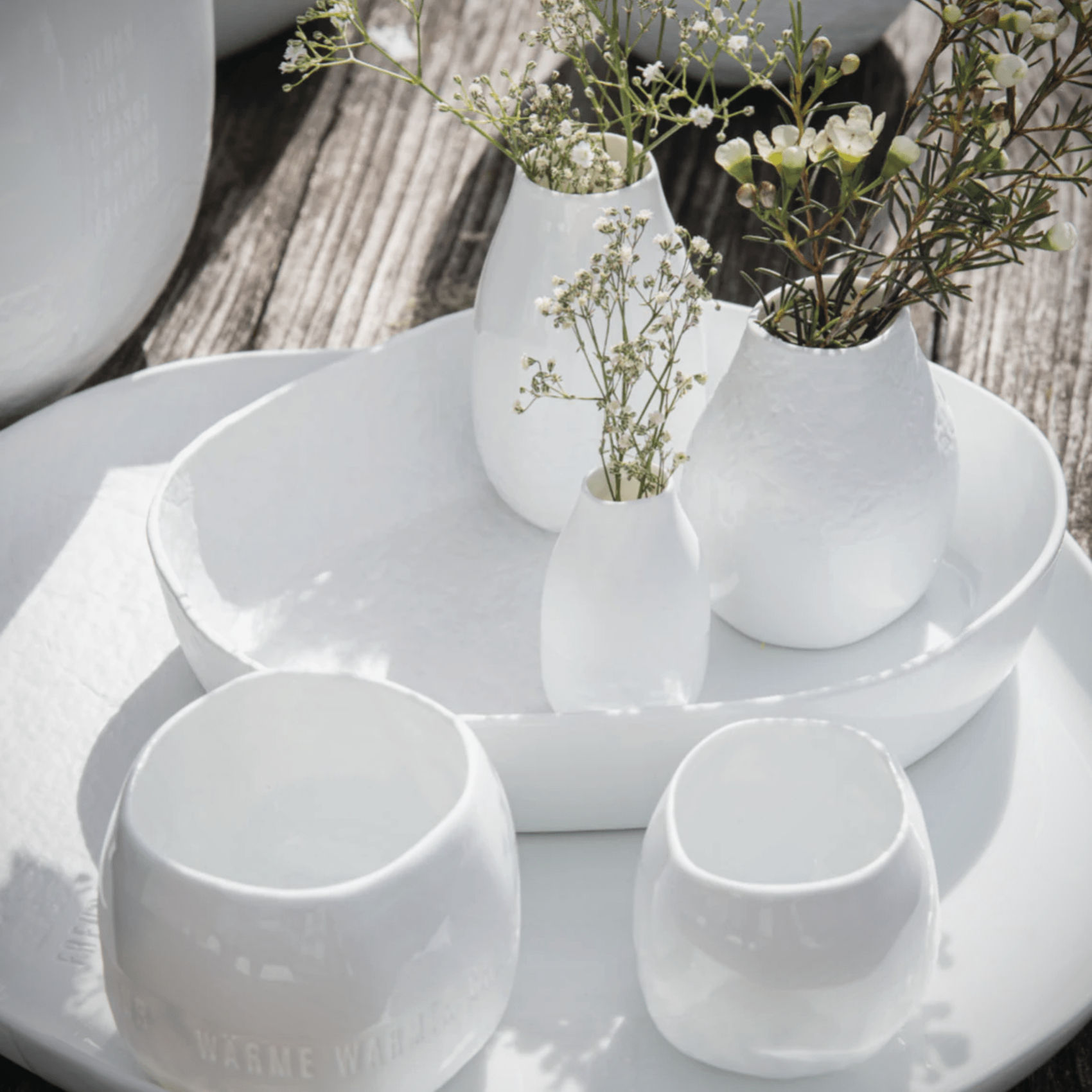 Zen Porcelain Serving Platters