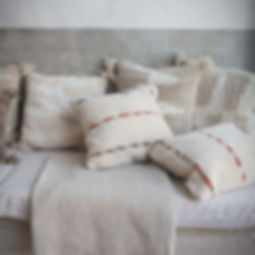 throw pillow with tribal accent